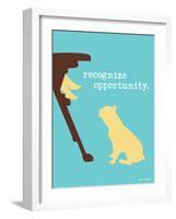 Opportunity-Dog is Good-Framed Art Print