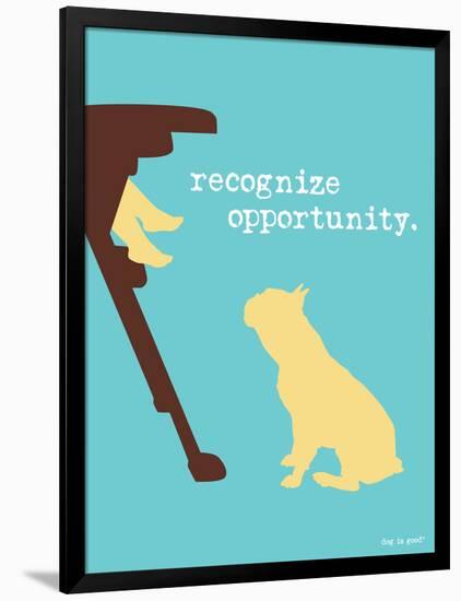 Opportunity-Dog is Good-Framed Art Print