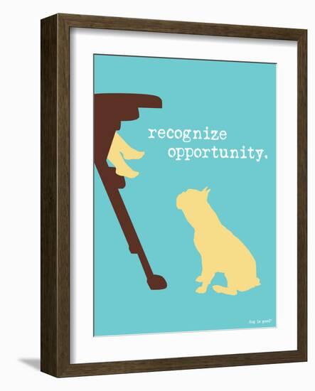 Opportunity-Dog is Good-Framed Art Print