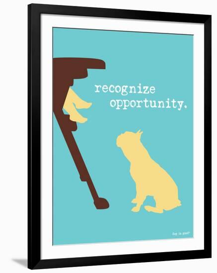 Opportunity-Dog is Good-Framed Art Print