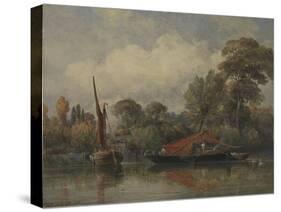 Opposite My House at Barnes, 1862-Edward William Cooke-Stretched Canvas