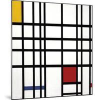 Opposition of Lines: Red and Yellow-Piet Mondrian-Mounted Art Print