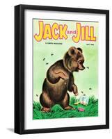 Opps! - Jack and Jill, July 1963-Irma Wilde-Framed Giclee Print