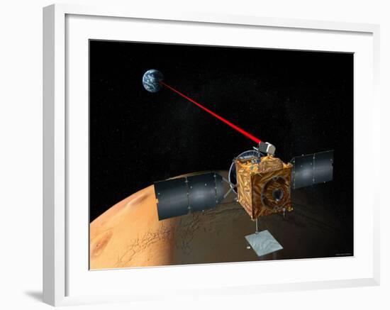 Optical Communications System on NASA's Mars Telecommunications Orbiter-Stocktrek Images-Framed Photographic Print