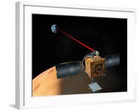 Optical Communications System on NASA's Mars Telecommunications Orbiter-Stocktrek Images-Framed Photographic Print