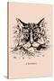 Optical Illusion Puzzle: Cat and Butterfly-null-Stretched Canvas