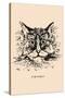 Optical Illusion Puzzle: Cat and Butterfly-null-Stretched Canvas