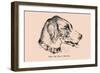 Optical Illusion Puzzle: Find the Dog's Master-null-Framed Art Print