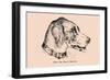 Optical Illusion Puzzle: Find the Dog's Master-null-Framed Art Print