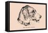 Optical Illusion Puzzle: Find the Dog's Master-null-Framed Stretched Canvas