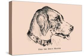 Optical Illusion Puzzle: Find the Dog's Master-null-Stretched Canvas