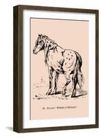 Optical Illusion Puzzle: St. Julian and Wild Bill Hickcock-null-Framed Art Print