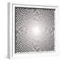 Optical Illusion Wallpaper:Raster Version-traffico-Framed Art Print