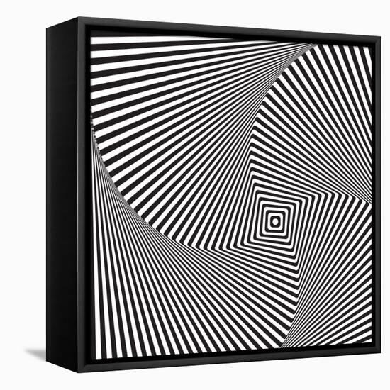 Optical Illusion-AnaMarques-Framed Stretched Canvas