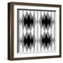 Optical Illusion-traffico-Framed Art Print