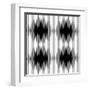 Optical Illusion-traffico-Framed Art Print