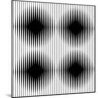 Optical Illusion-traffico-Mounted Art Print