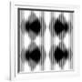 Optical Illusion-traffico-Framed Art Print