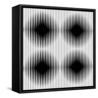 Optical Illusion-traffico-Framed Stretched Canvas