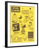 Optical Illusions-null-Framed Art Print