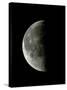 Optical Image of a Waning Half Moon-John Sanford-Stretched Canvas