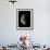 Optical Image of a Waning Half Moon-John Sanford-Framed Photographic Print displayed on a wall