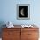 Optical Image of a Waning Half Moon-John Sanford-Framed Photographic Print displayed on a wall