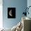 Optical Image of a Waning Half Moon-John Sanford-Mounted Photographic Print displayed on a wall