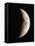 Optical Image of a Waxing Crescent Moon-John Sanford-Framed Stretched Canvas