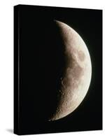 Optical Image of a Waxing Crescent Moon-John Sanford-Stretched Canvas