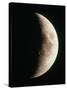 Optical Image of a Waxing Crescent Moon-John Sanford-Stretched Canvas