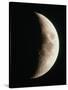 Optical Image of a Waxing Crescent Moon-John Sanford-Stretched Canvas