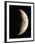 Optical Image of a Waxing Crescent Moon-John Sanford-Framed Photographic Print