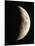 Optical Image of a Waxing Crescent Moon-John Sanford-Mounted Photographic Print