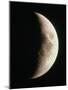 Optical Image of a Waxing Crescent Moon-John Sanford-Mounted Photographic Print