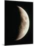 Optical Image of a Waxing Crescent Moon-John Sanford-Mounted Photographic Print