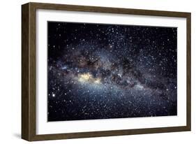 Optical Image of the Milky Way In the Night Sky-Dr. Fred Espenak-Framed Photographic Print