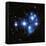 Optical Image of the Pleiades Star Cluste-Celestial Image-Framed Stretched Canvas