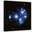 Optical Image of the Pleiades Star Cluste-Celestial Image-Stretched Canvas