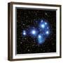 Optical Image of the Pleiades Star Cluste-Celestial Image-Framed Premium Photographic Print