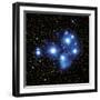 Optical Image of the Pleiades Star Cluste-Celestial Image-Framed Premium Photographic Print