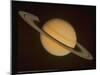 Optical Pictures Taken by Voyager 1 of Planet Saturn-null-Mounted Photographic Print
