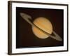 Optical Pictures Taken by Voyager 1 of Planet Saturn-null-Framed Photographic Print