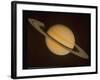 Optical Pictures Taken by Voyager 1 of Planet Saturn-null-Framed Photographic Print