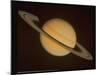 Optical Pictures Taken by Voyager 1 of Planet Saturn-null-Mounted Photographic Print