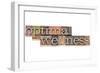 Optimal Wellness-PixelsAway-Framed Art Print