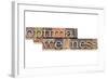 Optimal Wellness-PixelsAway-Framed Art Print