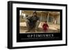 Optimismus: Motivationsposter Mit Inspirierendem Zitat-null-Framed Photographic Print