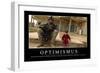 Optimismus: Motivationsposter Mit Inspirierendem Zitat-null-Framed Photographic Print