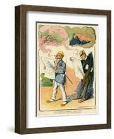 Optimist, Pessimist-Lucien Metivet-Framed Art Print